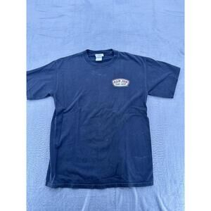 VTG Ron Jon Surf Shop Shirt Mens Medium Dark Gray Crew Neck Tee Short Sleeve